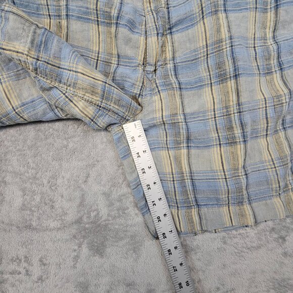 Tommy Bahama‎ Relax Linen Shorts Men's 38 Multicolor Plaid Vacation Casual Wear - Picture 10 of 12